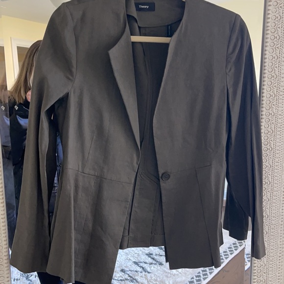 Theory Linen Jacket - Picture 3 of 3